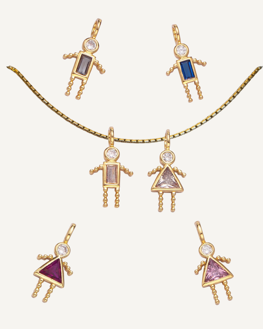 Collier personnalisé (choix maille + 2 charms)