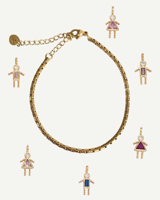 Famille de coeur - Bracelet à composer