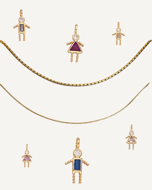 Famille de coeur - Collier à composer